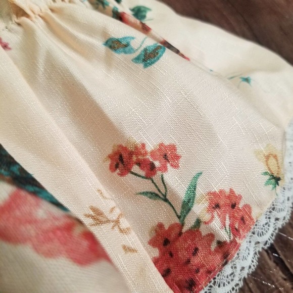 L'atiste Womens Dress 0 Beige Silk Sheath Round Striped Short Sleeve - Picture 9 of 11